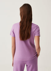 Ovs Cotton T-Shirt With Printed Lettering